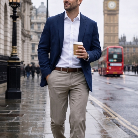 Hugo Boss Other - Hugo Boss Unhemmed Trousers Pants Size 38‎ NWT